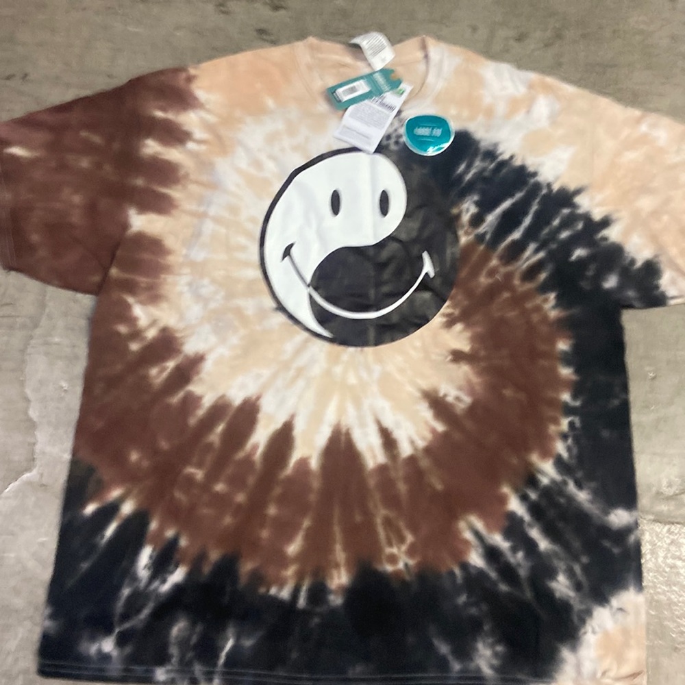 Happy Face Tie- Dye T -Shirt